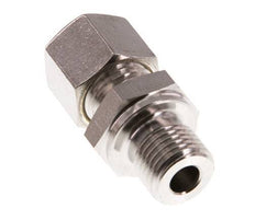 G 1/4'' Male x 8L Stainless steel Straight Compression Fitting 315 Bar DIN 2353