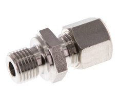 G 1/4'' Male x 8L Stainless steel Straight Compression Fitting 315 Bar DIN 2353