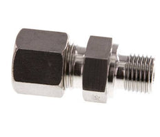 G 1/4'' Male x 8S Stainless steel Straight Compression Fitting 630 Bar DIN 2353