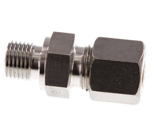 G 1/4'' Male x 8S Stainless steel Straight Compression Fitting 630 Bar DIN 2353