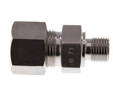 G 1/4'' Male x 12S Stainless steel Straight Compression Fitting 630 Bar DIN 2353