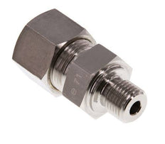G 1/4'' Male x 12S Stainless steel Straight Compression Fitting 630 Bar DIN 2353
