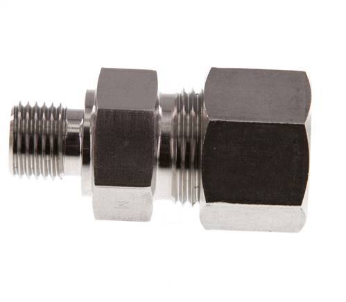 G 1/4'' Male x 12S Stainless steel Straight Compression Fitting 630 Bar DIN 2353