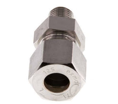 G 1/4'' Male x 12S Stainless steel Straight Compression Fitting 630 Bar DIN 2353