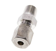 1/4'' NPT Male x 6S Stainless steel Straight Compression Fitting 630 Bar DIN 2353