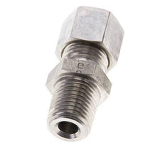 1/4'' NPT Male x 8L Stainless steel Straight Compression Fitting 315 Bar DIN 2353