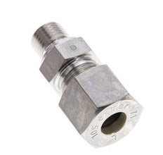 1/4'' NPT Male x 10S Stainless steel Straight Compression Fitting 630 Bar DIN 2353