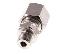 G 1/8'' Male x 8L Stainless steel Straight Compression Fitting 315 Bar DIN 2353