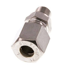 G 1/8'' Male x 8L Stainless steel Straight Compression Fitting 315 Bar DIN 2353