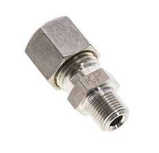 1/8'' NPT Male x 8L Stainless steel Straight Compression Fitting 315 Bar DIN 2353