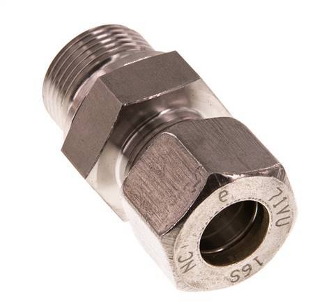 G 3/4'' Male x 16S Stainless steel Straight Compression Fitting 400 Bar DIN 2353
