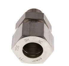 G 3/4'' Male x 25S Stainless steel Straight Compression Fitting 400 Bar DIN 2353