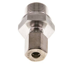 G 3/8'' Male x 6L Stainless steel Straight Compression Fitting 315 Bar DIN 2353