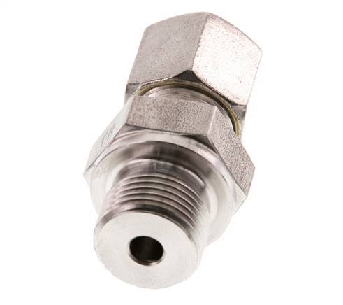 G 3/8'' Male x 8S Stainless steel Straight Compression Fitting 630 Bar DIN 2353