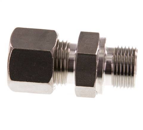 G 3/8'' Male x 10S Stainless steel Straight Compression Fitting 630 Bar DIN 2353