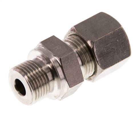 G 3/8'' Male x 10S Stainless steel Straight Compression Fitting 630 Bar DIN 2353