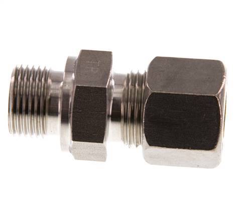 G 3/8'' Male x 10S Stainless steel Straight Compression Fitting 630 Bar DIN 2353