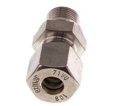 G 3/8'' Male x 10S Stainless steel Straight Compression Fitting 630 Bar DIN 2353