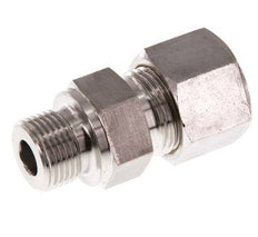 G 3/8'' Male x 12S Stainless steel Straight Compression Fitting 630 Bar DIN 2353