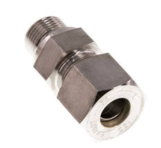 G 3/8'' Male x 12S Stainless steel Straight Compression Fitting 630 Bar DIN 2353