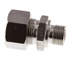 G 3/8'' Male x 15L Stainless steel Straight Compression Fitting 315 Bar DIN 2353