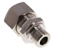 G 3/8'' Male x 15L Stainless steel Straight Compression Fitting 315 Bar DIN 2353