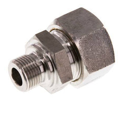G 3/8'' Male x 18L Stainless steel Straight Compression Fitting 315 Bar DIN 2353