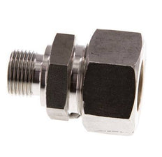 G 3/8'' Male x 18L Stainless steel Straight Compression Fitting 315 Bar DIN 2353