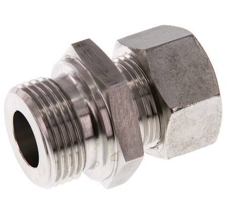 G 1'' Male x 22L Stainless steel Straight Compression Fitting 160 Bar DIN 2353