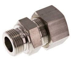 G 1'' Male x 25S Stainless steel Straight Compression Fitting 400 Bar DIN 2353