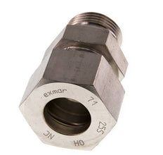 G 1'' Male x 25S Stainless steel Straight Compression Fitting 400 Bar DIN 2353