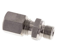 M10x1 Male x 6L Stainless steel Straight Compression Fitting 315 Bar DIN 2353