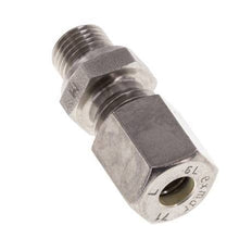 M10x1 Male x 6L Stainless steel Straight Compression Fitting 315 Bar DIN 2353