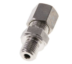 M12x1.5 Male x 6S Stainless steel Straight Compression Fitting 630 Bar DIN 2353