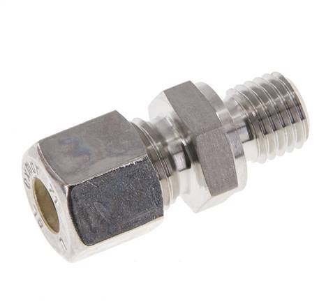 M12x1.5 Male x 8L Stainless steel Straight Compression Fitting 315 Bar DIN 2353