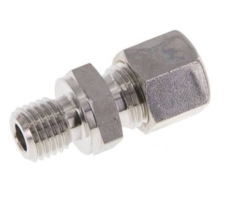 M12x1.5 Male x 8L Stainless steel Straight Compression Fitting 315 Bar DIN 2353