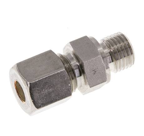 M14x1.5 Male x 8S Stainless steel Straight Compression Fitting 630 Bar DIN 2353