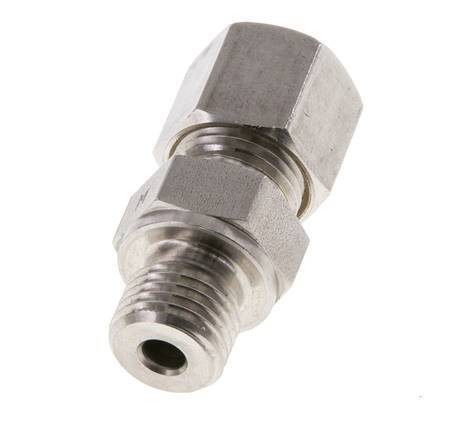 M14x1.5 Male x 8S Stainless steel Straight Compression Fitting 630 Bar DIN 2353
