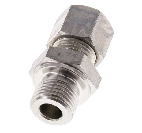 M16x1.5 Male x 10L Stainless steel Straight Compression Fitting 315 Bar DIN 2353