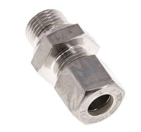 M16x1.5 Male x 10L Stainless steel Straight Compression Fitting 315 Bar DIN 2353