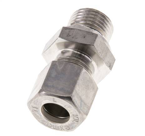 M16x1.5 Male x 10L Stainless steel Straight Compression Fitting 315 Bar DIN 2353