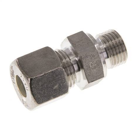M16x1.5 Male x 10S Stainless steel Straight Compression Fitting 630 Bar DIN 2353