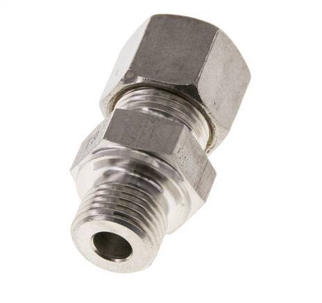 M16x1.5 Male x 10S Stainless steel Straight Compression Fitting 630 Bar DIN 2353