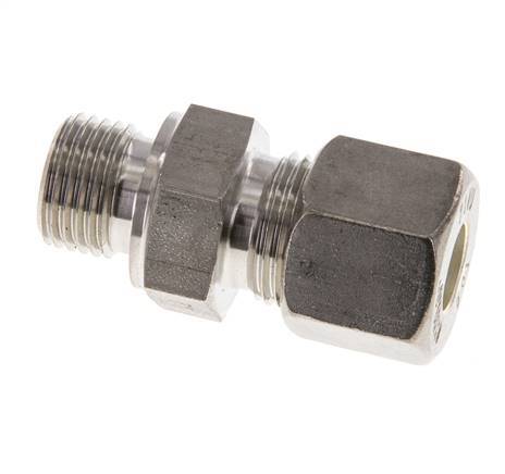 M16x1.5 Male x 10S Stainless steel Straight Compression Fitting 630 Bar DIN 2353