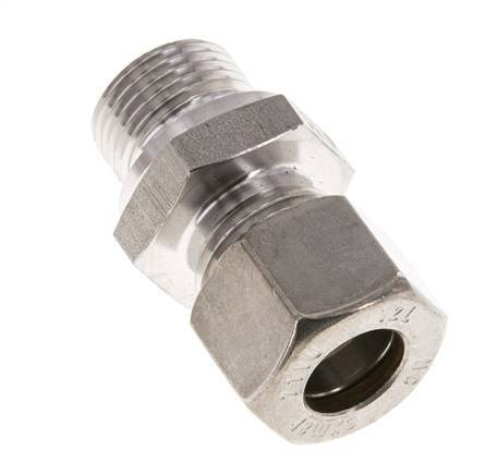 M18x1.5 Male x 12L Stainless steel Straight Compression Fitting 315 Bar DIN 2353
