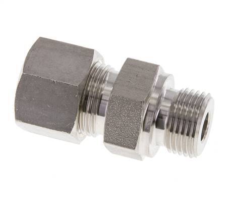 M18x1.5 Male x 12S Stainless steel Straight Compression Fitting 630 Bar DIN 2353