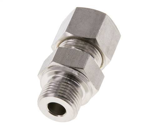 M18x1.5 Male x 12S Stainless steel Straight Compression Fitting 630 Bar DIN 2353
