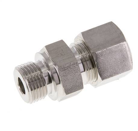 M18x1.5 Male x 12S Stainless steel Straight Compression Fitting 630 Bar DIN 2353