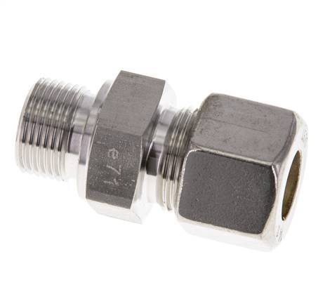 M20x1.5 Male x 14S Stainless steel Straight Compression Fitting 630 Bar DIN 2353