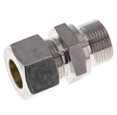M22x1.5 Male x 15L Stainless steel Straight Compression Fitting 315 Bar DIN 2353